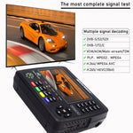 جهاز قياس إشارة الأقمار الصناعية الرقمي iBRAVEBOX V10 Finder Pro بشاشة 4.3 بوصة، يدعم DVB-S/S2/S2X/T/T2/C، قابس الاتحاد الأوروبي، الولايات المتحدة، المملكة المتحدة، أستراليا