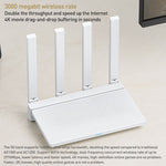 راوتر شاومي أصلي AX3000T ثنائي النطاق 2.4GHz/5GHz مع معالج 1.3GHz يدعم اتصال NFC، قابس الولايات المتحدة، AX3000T