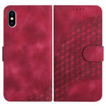 YX0060 Elephant Head Embossed Phone Leather Case with Lanyard, For iPhone 12 mini, For iPhone 11 Pro Max, For iPhone 11, For iPhone 11 Pro, For iPhone XS / X, For iPhone XR
