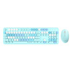 AULA AC306 104 Keys Retro Wireless Keyboard + Mouse Combo Set