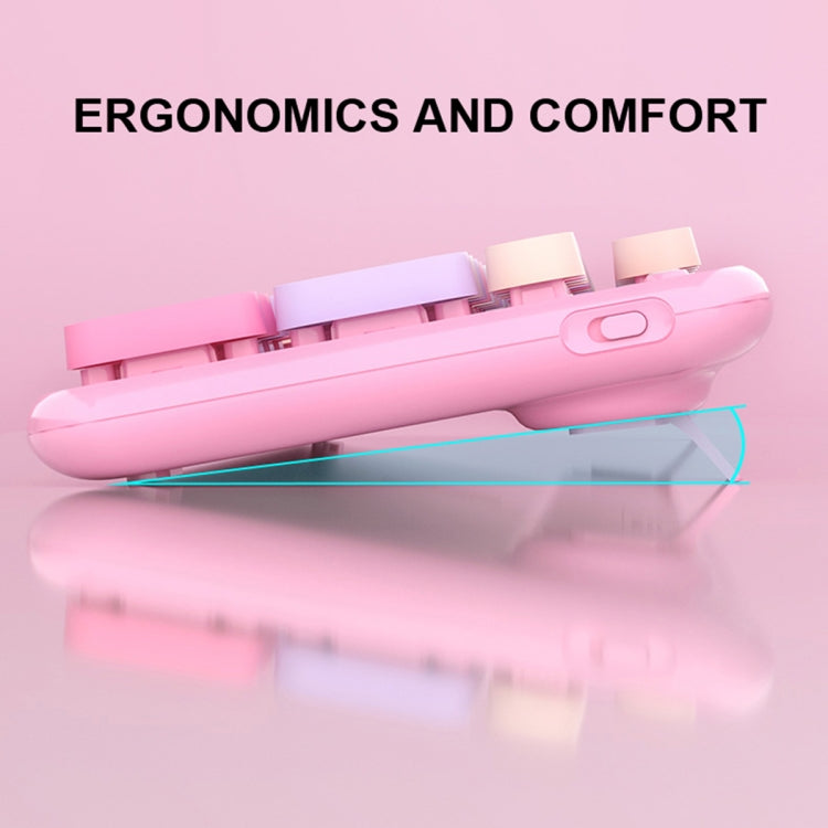 AULA AC306 104 Keys Retro Wireless Keyboard + Mouse Combo Set