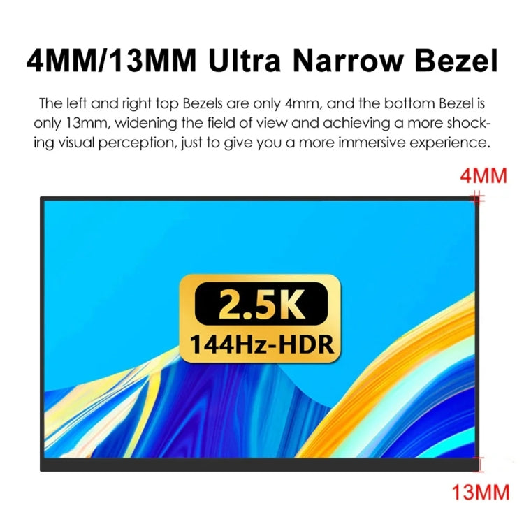 18 inch HDR 2560x1600P IPS Screen Portable Monitor, 18 inch 2.5K