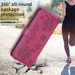 Four-leaf Embossed Leather Phone Case, For iPhone 11 Pro, For iPhone X / XS, For iPhone XR, For iPhone XS Max, For iPhone 7 Plus / 8 Plus