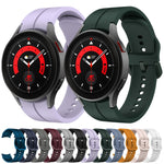 Colorful Buckle Silicone Watch Band, For Samsung Galaxy Watch 6 / 6 Classic