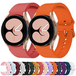 Colorful Buckle Silicone Sport Watch Band, For Samsung Galaxy Watch 6 / 6 Classic