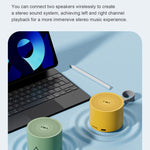 EWA A129 Mini Bluetooth 5.0 Bass Radiator Metal Speaker