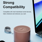 EWA A129 Mini Bluetooth 5.0 Bass Radiator Metal Speaker