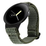 20mm Wave Braided Nylon Watch Band, For Google Pixel Watch 4 / 3 / 2 / 1 41mm