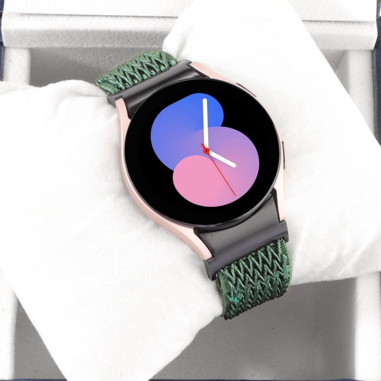 Wave Braided Nylon Watch Band, For Samsung Galaxy Watch6/6 Classic/5/5 Pro