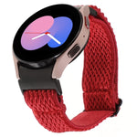 Wave Braided Nylon Watch Band, For Samsung Galaxy Watch6/6 Classic/5/5 Pro