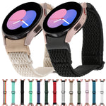 Wave Braided Nylon Watch Band, For Samsung Galaxy Watch6/6 Classic/5/5 Pro