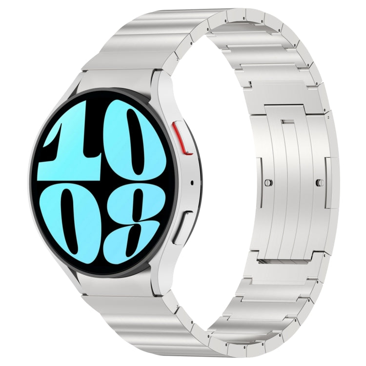 Button Style One-bead Metal Watch Band, For Samsung Galaxy Watch6/6 Classic/5/5 Pro