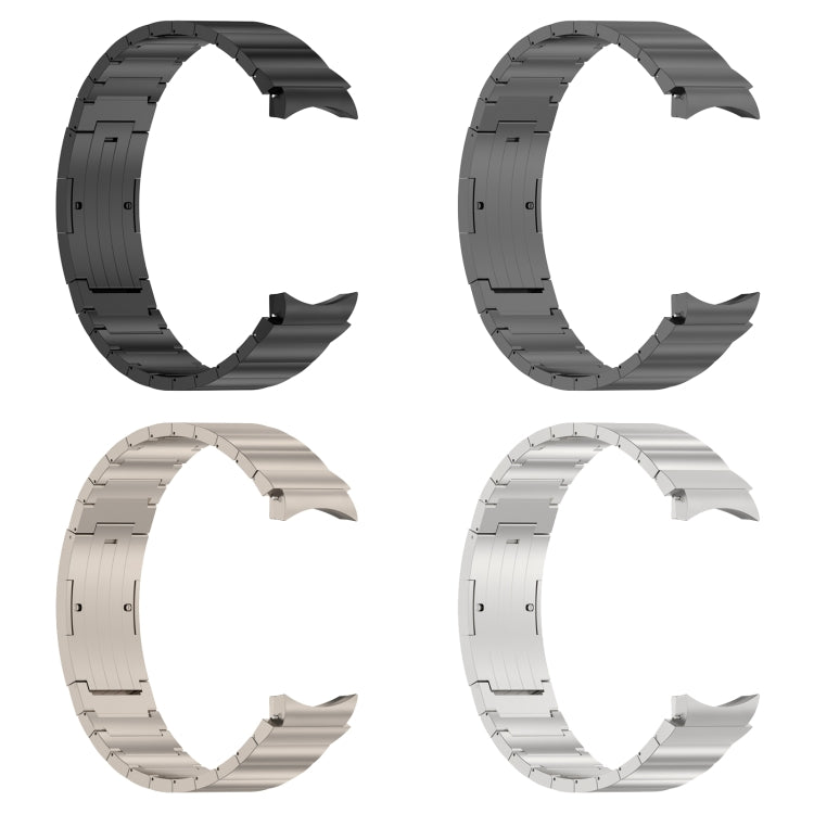 Button Style One-bead Metal Watch Band, For Samsung Galaxy Watch6/6 Classic/5/5 Pro