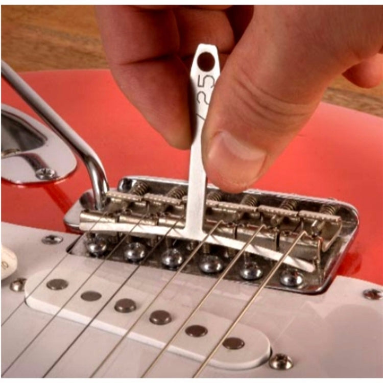 9 in 1 Guitar T-shaped ruler, Neck Fingerboard, Frets Radian, String Yard Radian, Adjustable Measuring Caliper, 9 in 1 Guitar T Ruler