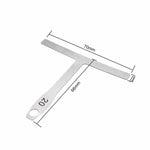 9 in 1 Guitar T-shaped ruler, Neck Fingerboard, Frets Radian, String Yard Radian, Adjustable Measuring Caliper, 9 in 1 Guitar T Ruler