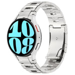 Button Style Pure Titanium Metal Watch Band, For Samsung Galaxy Watch6/6 Classic/5/5 Pro