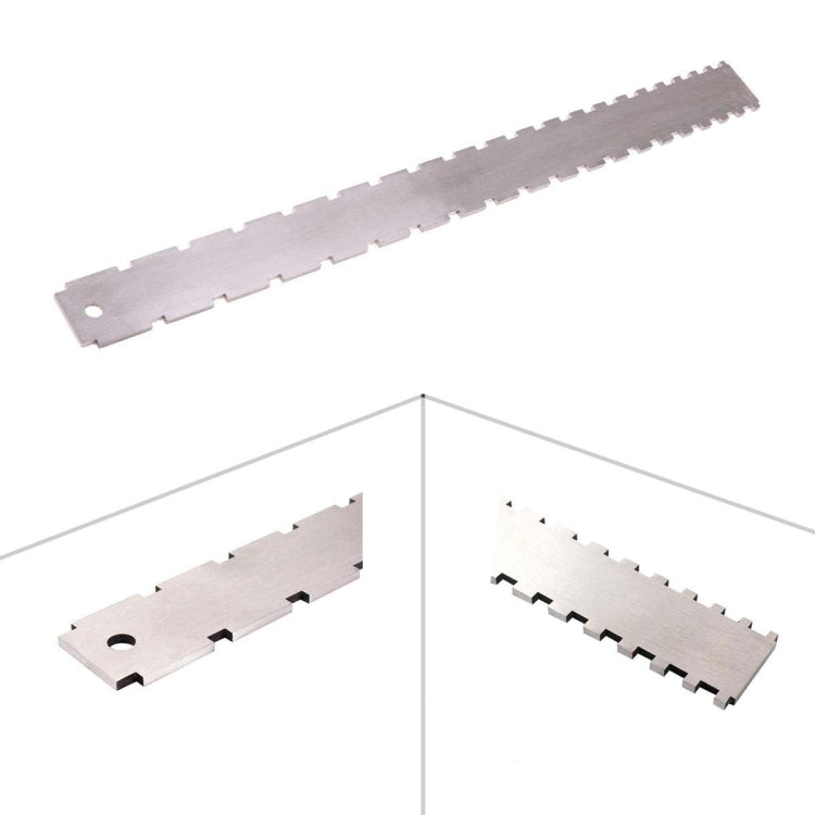 Guitar Neck Measuring Ruler Guitar Sharpening File Guitar Neck Notch Ruler Fret Polishing Pad, Guitar Neck Measuring Ruler