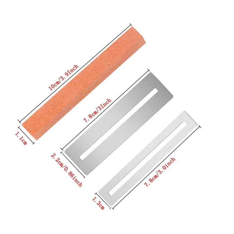 Guitar Neck Measuring Ruler Guitar Sharpening File Guitar Neck Notch Ruler Fret Polishing Pad, Guitar Neck Measuring Ruler