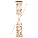 Hexagonal Stones Drawstring Chain Watch Band, For Apple Watch 42mm, For Apple Watch 38mm