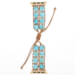 Hexagonal Stones Drawstring Chain Watch Band, For Apple Watch 42mm, For Apple Watch 38mm