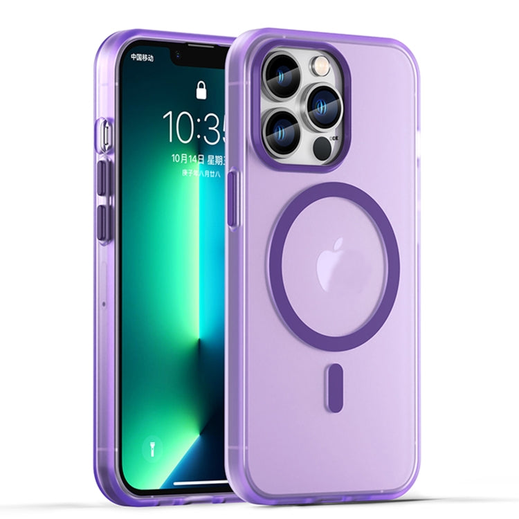 MagSafe Frosted Translucent TPU + PC Full Coverage Phone Case, For iPhone 14 Pro Max, For iPhone SE 2022 / 2020 / 8, For iPhone 13 Pro Max, For iPhone 13 Pro, For iPhone 13