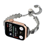 Shell Beads Chain Bracelet Metal Watch Band, For Apple Watch 42mm, For Apple Watch 38mm