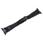 Three-Bead Stainless Steel Watch Band, For Apple Watch SE 2023 44mm, For Apple Watch SE 2023 40mm, For Apple Watch Ultra 2 49mm, For Apple Watch Series 9 45mm, For Apple Watch Series 9 41mm