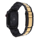Three-Bead Stainless Steel Watch Band, For Apple Watch Ultra 49mm, For Apple Watch Series 8 41mm, For Apple Watch Series 8 45mm, For Apple Watch SE 2022 40mm, For Apple Watch SE 2022 44mm