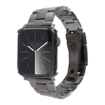 Three-Bead Stainless Steel Watch Band, For Apple Watch Ultra 49mm, For Apple Watch Series 8 41mm, For Apple Watch Series 8 45mm, For Apple Watch SE 2022 40mm, For Apple Watch SE 2022 44mm