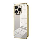 Transparent Plating Fine Hole Phone Case, For iPhone 16 Pro, For iPhone 16 Plus, For iPhone 16, For iPhone 15 Pro Max, For iPhone 15 Pro, For iPhone 15 Plus