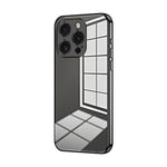 Transparent Plating Fine Hole Phone Case, For iPhone 16 Pro, For iPhone 16 Plus, For iPhone 16, For iPhone 15 Pro Max, For iPhone 15 Pro, For iPhone 15 Plus