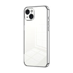 Transparent Plating Fine Hole Phone Case, For iPhone 16 Pro, For iPhone 16 Plus, For iPhone 16, For iPhone 15 Pro Max, For iPhone 15 Pro, For iPhone 15 Plus