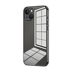 Transparent Plating Fine Hole Phone Case, For iPhone 13 Pro Max, For iPhone 13 Pro, For iPhone 13, For iPhone 12, For iPhone 12 Pro Max, For iPhone 12 Pro