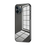 Transparent Plating Fine Hole Phone Case, For iPhone 13 Pro Max, For iPhone 13 Pro, For iPhone 13, For iPhone 12, For iPhone 12 Pro Max, For iPhone 12 Pro