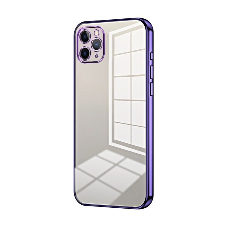 Transparent Plating Fine Hole Phone Case, For iPhone 11 Pro Max, For iPhone 11, For iPhone 11 Pro, For iPhone X / XS, For iPhone XR, For iPhone XS Max