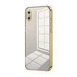 Transparent Plating Fine Hole Phone Case, For iPhone 11 Pro Max, For iPhone 11, For iPhone 11 Pro, For iPhone X / XS, For iPhone XR, For iPhone XS Max
