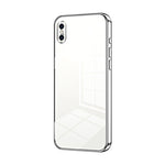 Transparent Plating Fine Hole Phone Case, For iPhone 11 Pro Max, For iPhone 11, For iPhone 11 Pro, For iPhone X / XS, For iPhone XR, For iPhone XS Max