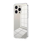Transparent Plating Fine Hole Phone Case, For iPhone 16 Pro, For iPhone 16 Plus, For iPhone 16, For iPhone 15 Pro Max, For iPhone 15 Pro, For iPhone 15 Plus