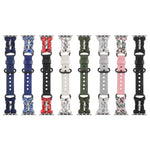 Paracord Genuine Leather Watch Band, For Apple Watch 42mm, For Apple Watch 38mm