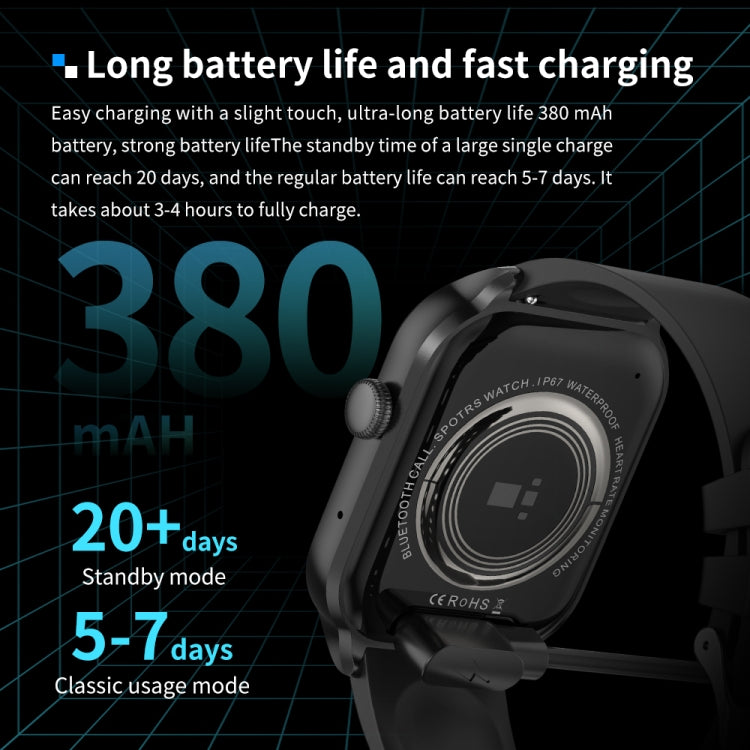 2.01 inch Milanese Steel Strap Bluetooth Call Smart Watch Support Heart Rate Monitoring / Non-invasive Blood Sugar, Milanese Steel Strap Gold