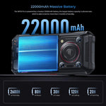 Oukitel WP33 Pro, IP68/IP69K, Fingerprint Identification, 22000mAh, 6.6 inch MediaTek Dimensity 6100+ Octa-core, NFC, OTG, Network: 5G, WP33 Pro 8GB+256GB