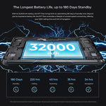 OUKITEL RT7 TITAN 5G Network IP68/IP69K Rugged Tablet, 10.1 inch Android 15 MediaTek Dimensity 7050 Octa Core Support Dual SIM, EU Plug, RT7 5G 12GB+512GB