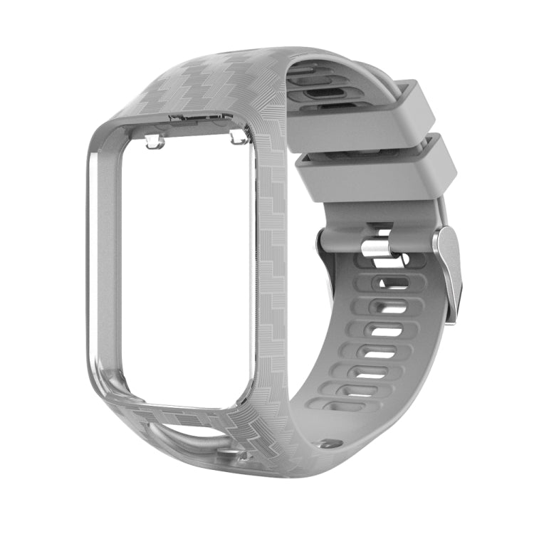 For Tomtom 2 / 3 Radium Carving Texture Replacement Strap Watchband