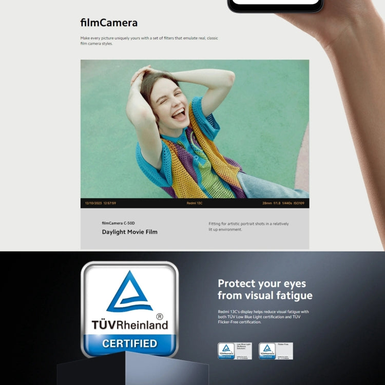 Xiaomi Redmi 13C 5G,  6.74 inch MIUI 14 MediaTek Dimensity 6100+ Octa Core 2.2GHz, NFC, Network: 5G, Not Support Google Play, 4GB+128GB, 6GB+128GB, 8GB+256GB