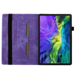 غطاء لوحي من الجلد بنقش قطة فراشة، لجهاز iPad Air 13 2026 / 2025 / 2024، لجهاز iPad Air 11 2026 / 2025 / 2024، لجهاز iPad Pro 13 2025 / 2024، لجهاز iPad Pro 11 2025 / 2024، لجهاز iPad mini 2024 / 2021