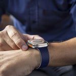 Carbon Fiber Magnetic Black Buckle Watch Band, For Apple Watch 42mm, For Apple Watch 38mm