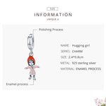 S925 Sterling Silver Pendant Platinum Plated Christmas Tree Beads DIY Bracelet Necklace Accessories