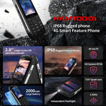 HAMTOD H3 Rugged Phone, 2.8 inch T107 ARM CortexTM A7 Quad-core 1.0GHz, Network: 4G, VoLTE, BT, SOS, EU Version
