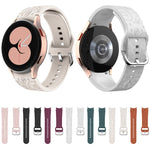 Ethnic Style Flowers Embossed Silicone Watch Band, For Samsung Galaxy Watch 6