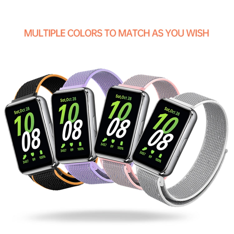 Woven Nylon Loop Watch Band, For Samsung Galaxy Fit 3